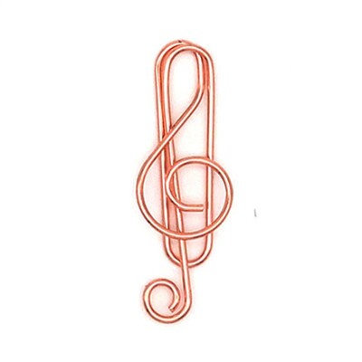 Музикална нота Щипки Креативна китара Метална бележка Неръждаем документ Скоба за организиране на файлове Щипка за отметки Ученически пособия