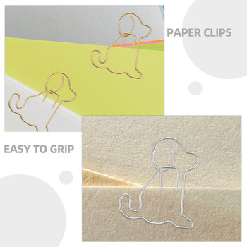 50 τμχ Dog Paper Clip Small Clips Document Fixing Jumbo Exquisite Multi-use File Fun