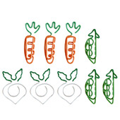 9 tk. Kaunistuseks hiiglaslik porgand-kirjaklamber, õpilastele mõeldud lapseklambrid, uudsus metallist dokumentide väikeste kirjaklambrite jaoks