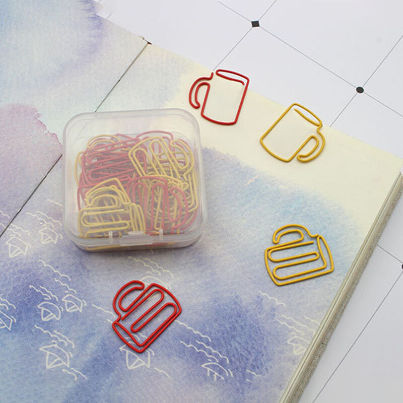 20 бр. Ученически пособия Чаша Климер Офис Чаша 35X35X01CM Алуминиеви домакински щипки