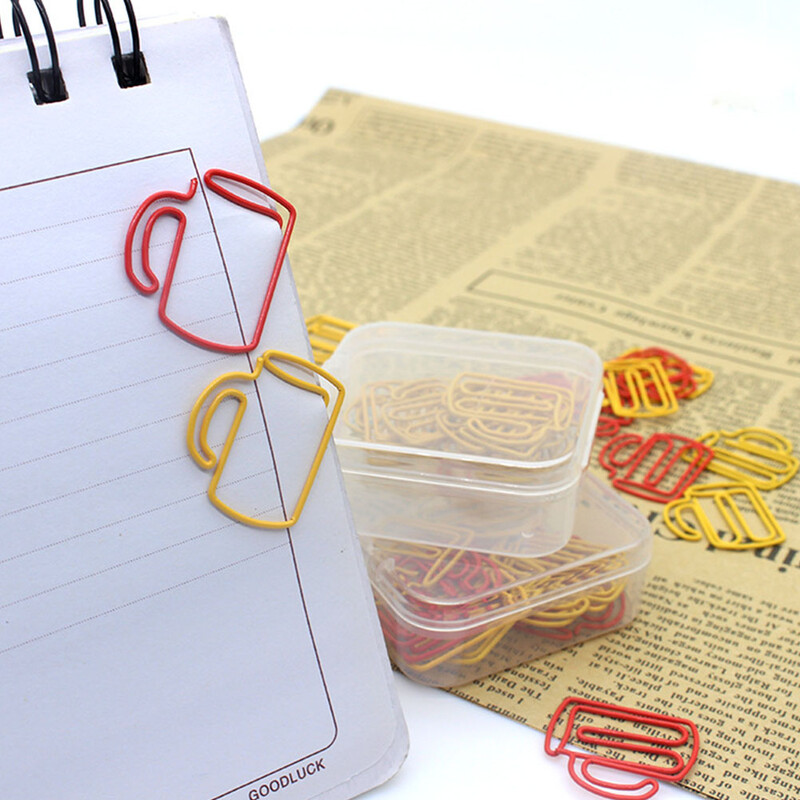 20 бр. Ученически пособия Чаша Климер Офис Чаша 35X35X01CM Алуминиеви домакински щипки