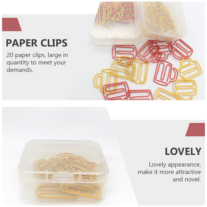 20 бр. Ученически пособия Чаша Климер Офис Чаша 35X35X01CM Алуминиеви домакински щипки