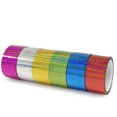 Kuldpuuderteip, välklaserteip, erksavärviline teip, kingituste pakendamine isetehtud dekoratiivne helkurteip