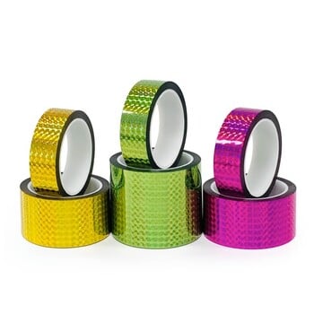 Gold Tape Powder, Flash Tape Laser, Bright Color Tape, Συσκευασία δώρου Diy Διακοσμητική Ανακλαστική Ταινία