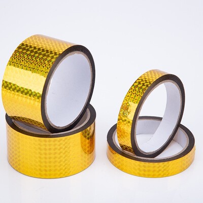 Kuldpuuderteip, välklaserteip, erksavärviline teip, kingituste pakendamine isetehtud dekoratiivne helkurteip