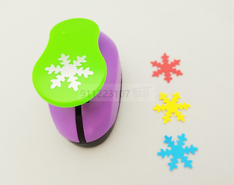 Livrare gratuită 1" 25mm set de perforatoare cu fulgi de nea de zăpadă pentru tăietor de hârtie, flori pentru albume de albume, perforatoare de hârtie, perforatoare eva