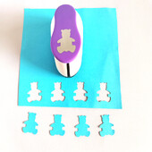 Perforator de hârtie în formă de urs de 1''/20mm pentru album de însemnări pentru tăietor de hârtie perfurador furadores artesanais papel perforator pentru animale