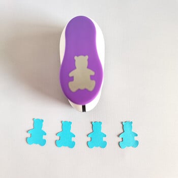 1\'\'/20 χιλιοστά Bear Shape craft punch for scrapbooking scrapbook cutter perfurador furadores artesanais papel τρύπα ζώων