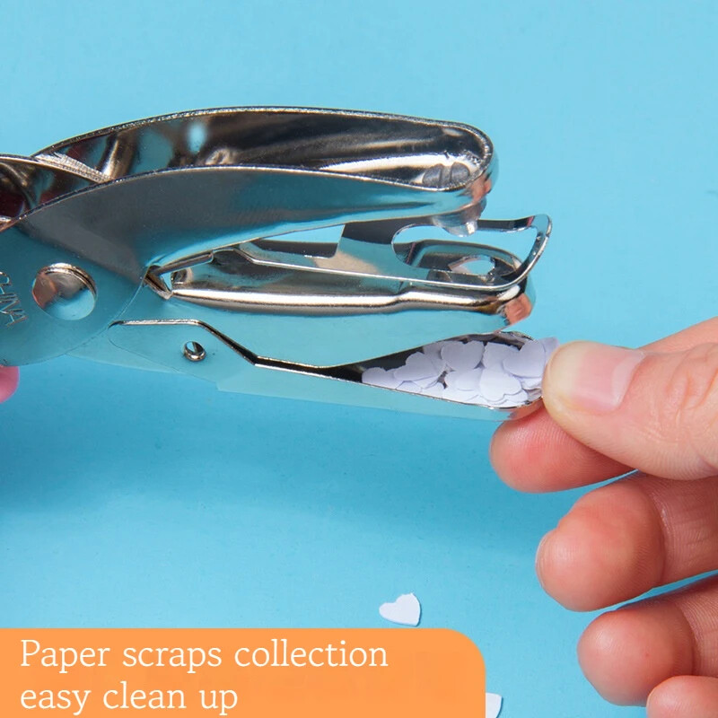 1 buc Perforator cu mâner Perforator metal cu o singură gaură Dispozitiv de tăiat hârtie DIY Instrumente pentru albume de însemnări Rechizite școlare pentru birou acasă 1,5 mm/3 mm/6 mm