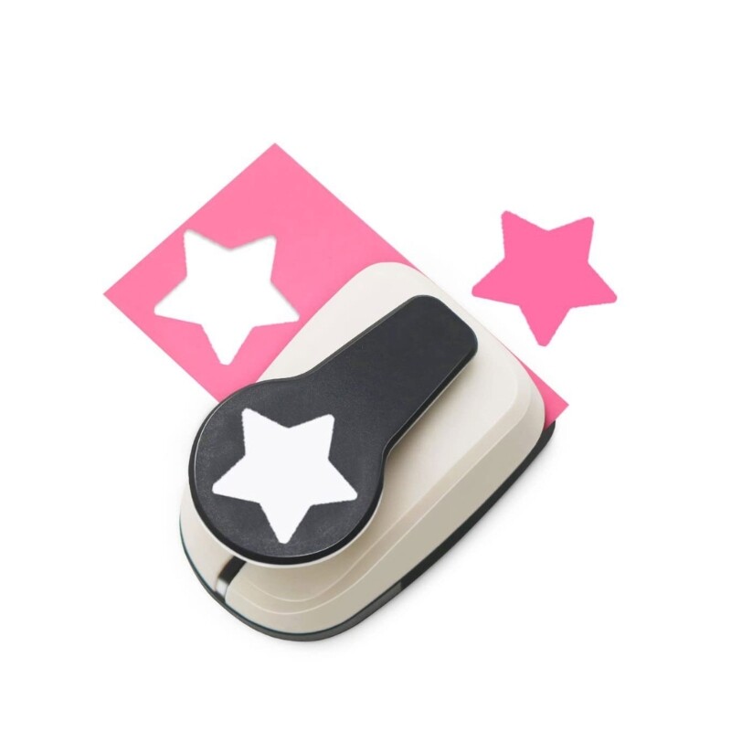 Probijač rupa od papira s petokrakom zvijezdom Rezač papira za izradu pozivnica za vjenčanje Album za albume DIY Craft