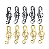 20 de bucăți agrafe de hârtie pentru muzică creativă Note muzicale suport pentru agrafe de hârtie cleme marcaj cadou pentru studenți de birou și școală