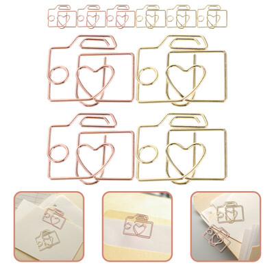 20 komada Metalne stezaljke za papir Spajalice za papir Uredski obrt Unikatni alat za izradu turpija Željezna žica Legura za galvanizaciju