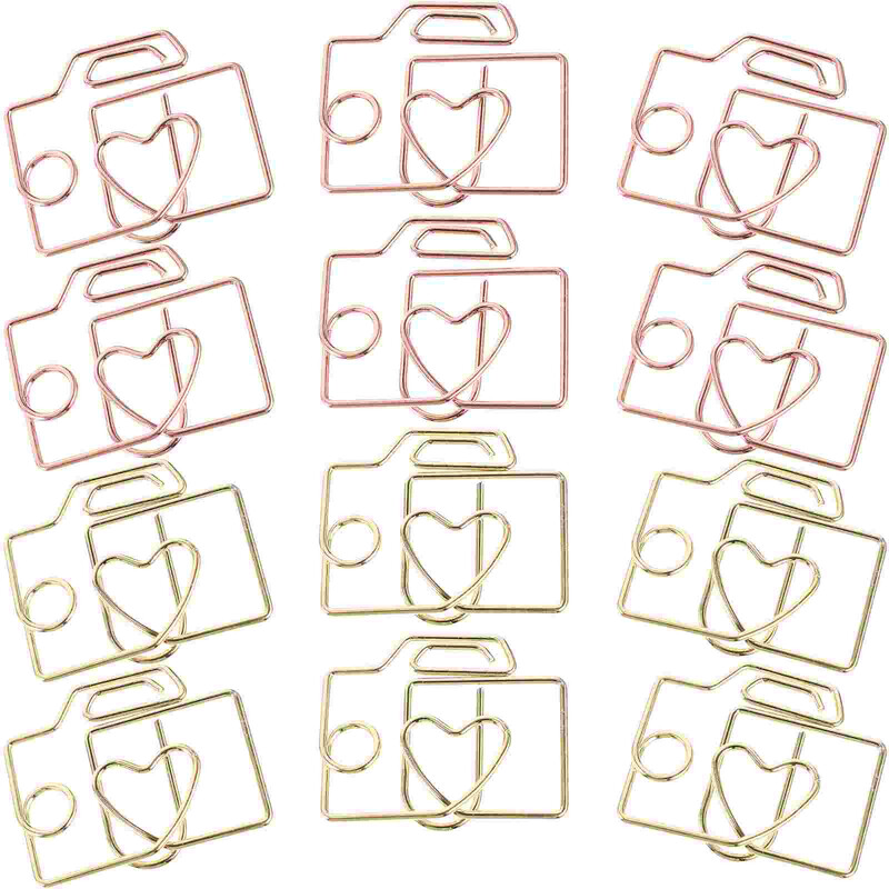 20 komada Metalne stezaljke za papir Spajalice za papir Uredski obrt Unikatni alat za izradu turpija Željezna žica Legura za galvanizaciju