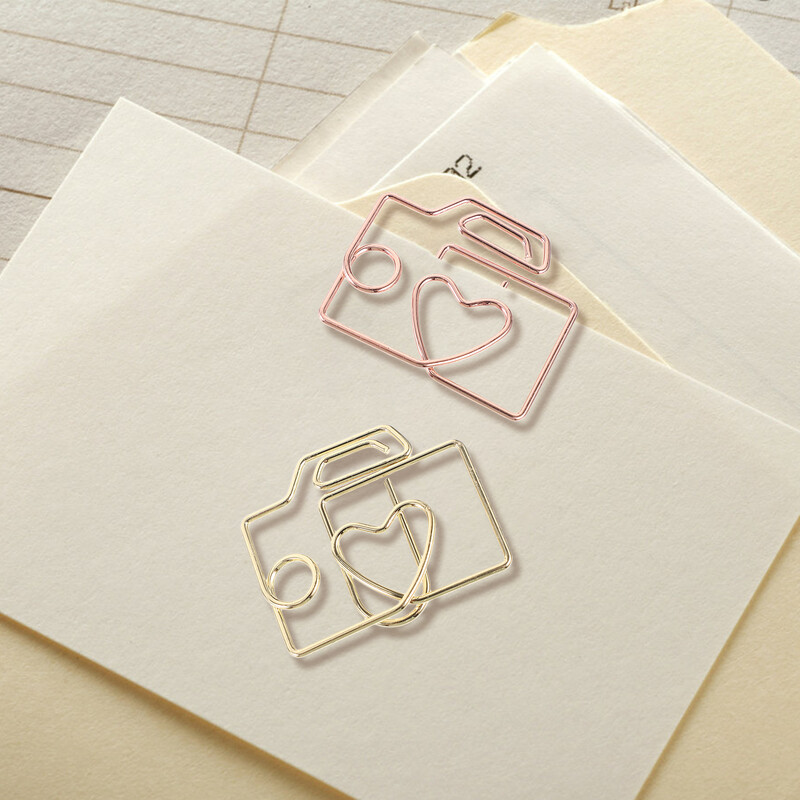 20 komada Metalne stezaljke za papir Spajalice za papir Uredski obrt Unikatni alat za izradu turpija Željezna žica Legura za galvanizaciju