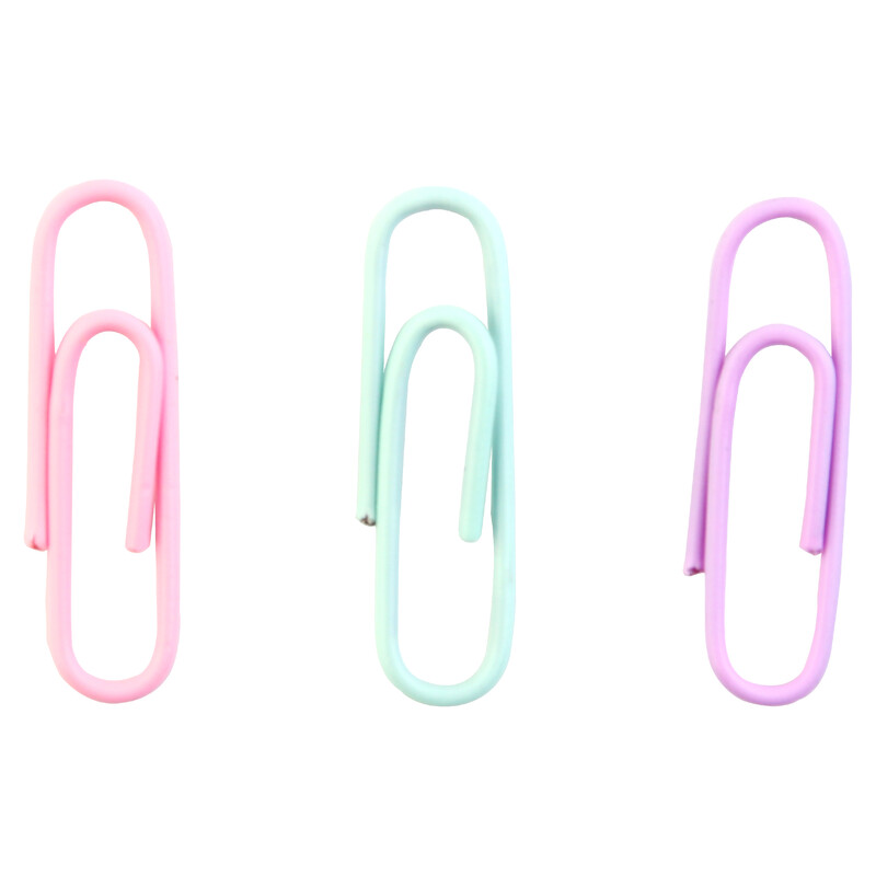 MOTARRO 60 komada šarenih spajalica za papir, uredskog pribora, velika datoteka, oznaka, kopča u obliku slova U, 28 mm