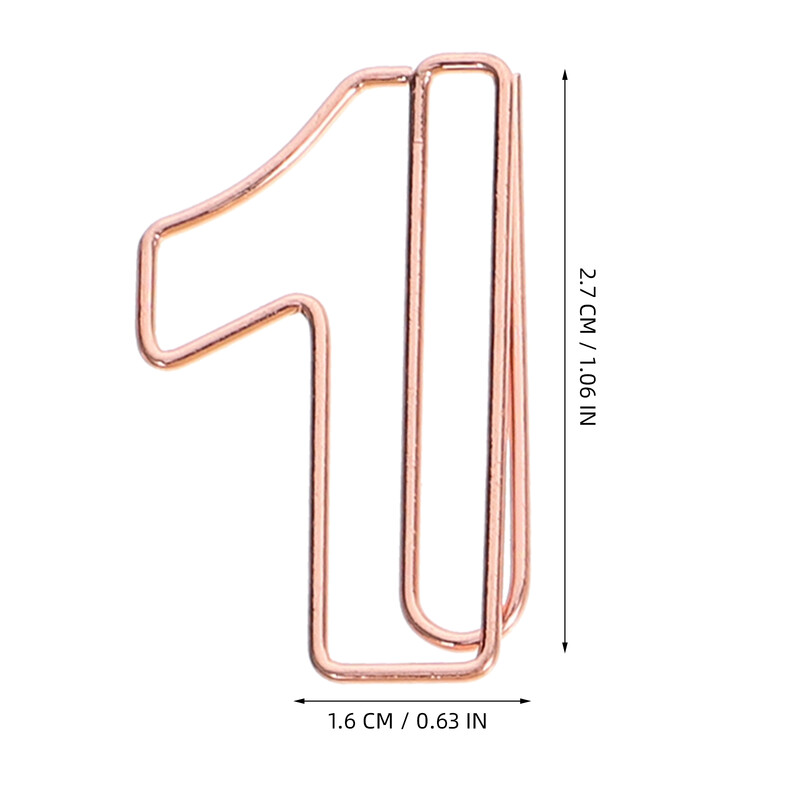 30 buc. Agrafe metalice pentru hârtie Agrafe convenabile pentru hârtie Agrafe pentru hârtie pentru documente Agrafe pentru hârtie în formă de număr