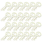 30 vnt. Raktų sąvaržėlės segtukas Dekoratyvinės sąvaržėlės sąvaržėlės Žymelė Dokumentas Metaliniai maži biuro reikmenys