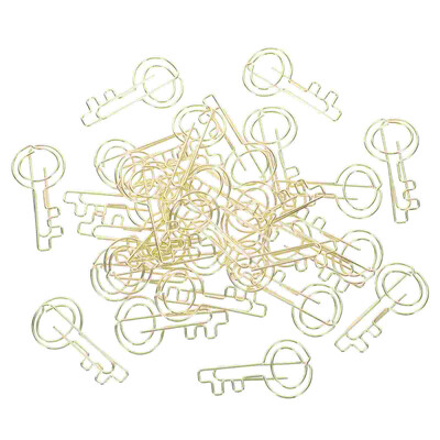 30 vnt. Raktų sąvaržėlės segtukas Dekoratyvinės sąvaržėlės sąvaržėlės Žymelė Dokumentas Metaliniai maži biuro reikmenys