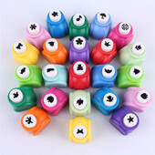 1vnt Mini Scrapbook Punches Rankų darbo pjaustytuvai Craft Calico Printing DIY Gėlių popierius Rankdarbiai Punch Hole Punch Forma
