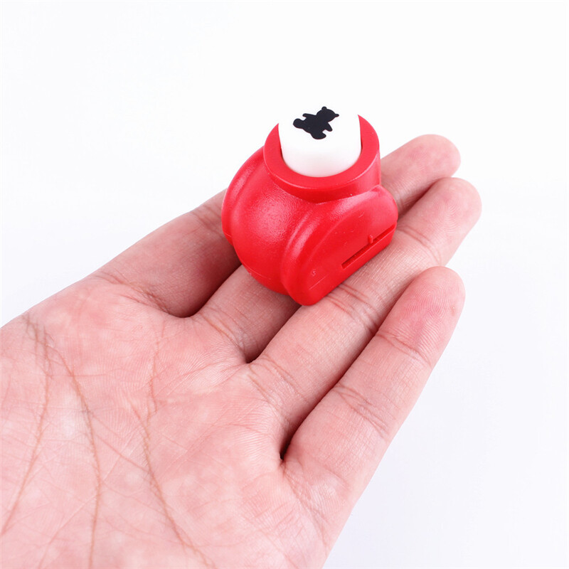 1 buc. Mini perforatoare pentru albume de însemnări lucrate manual cu tăietor de carduri, imprimare cu calico, bricolaj, hârtie de flori, artizanat, formă de perforator.