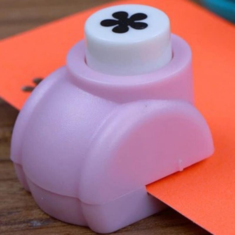 1vnt Mini Scrapbook Punches Rankų darbo pjaustyklės Kortelių Craft Calico Spausdinimas „Pasidaryk pats“ su gėlių popieriumi, rankdarbių perforavimo skylių perforatoriaus forma