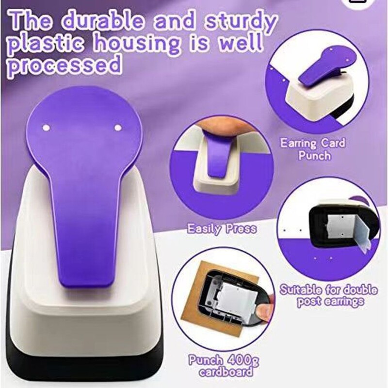 Perforatoare de înaltă calitate pentru copii, pentru albume de albume, perforatoare de hârtie, perforatoare pentru cercei, perforatoare pentru cercei, pentru copii, bricolaj