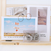 TUTU tehas tarnib 20tk 25x20mm suurusega kirjaklambrid 3 värvi saadaval suured laiad kirjaklambrid Promotion H0514