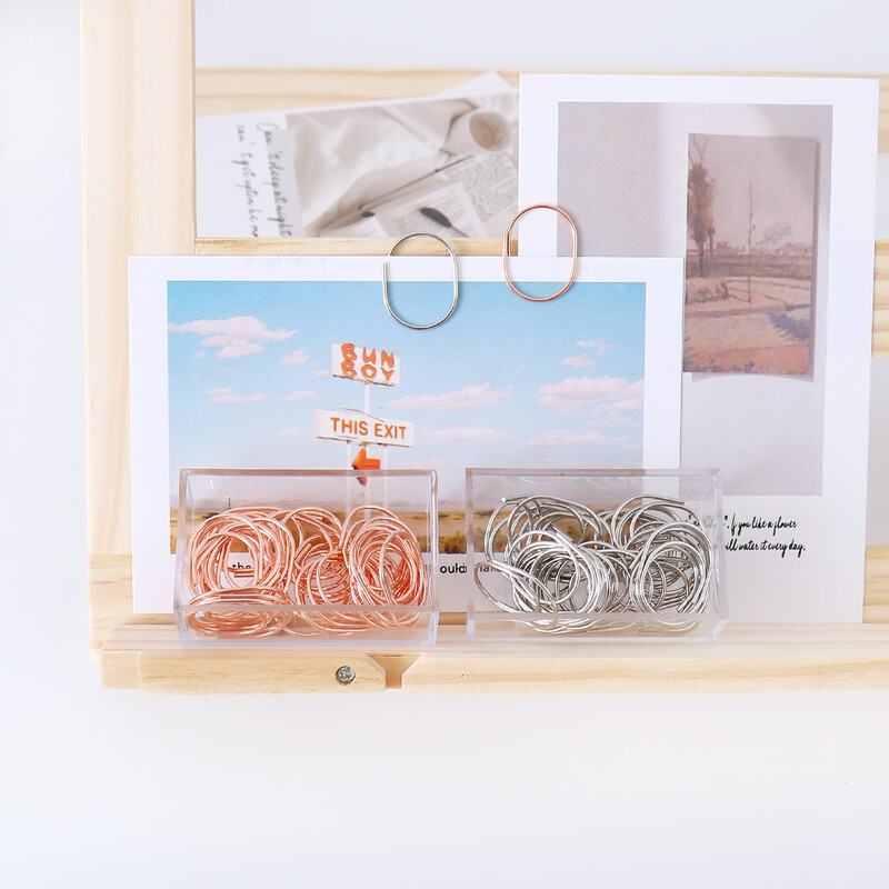 TUTU tehas tarnib 20tk 25x20mm suurusega kirjaklambrid 3 värvi saadaval suured laiad kirjaklambrid Promotion H0514