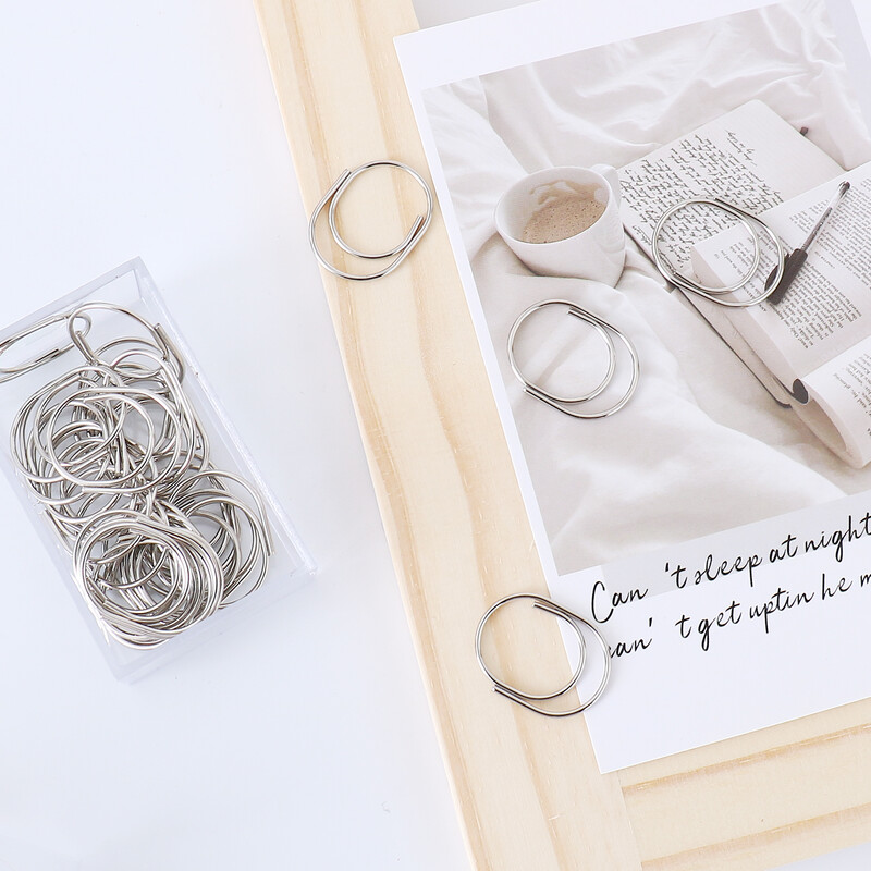 TUTU tehas tarnib 20tk 25x20mm suurusega kirjaklambrid 3 värvi saadaval suured laiad kirjaklambrid Promotion H0514