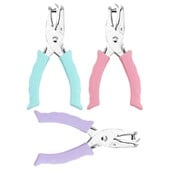 1 skylių perforatorius, didelio našumo, 1 skylės perforavimo įrankis, nešiojamas rankinis iškarpų albumo įrankis su ergonomiška minkšta rankena