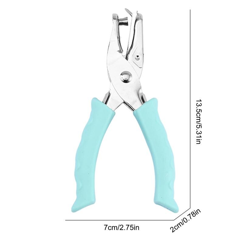 1 skylių perforatorius, didelio našumo, 1 skylės perforavimo įrankis, nešiojamas rankinis iškarpų albumo įrankis su ergonomiška minkšta rankena