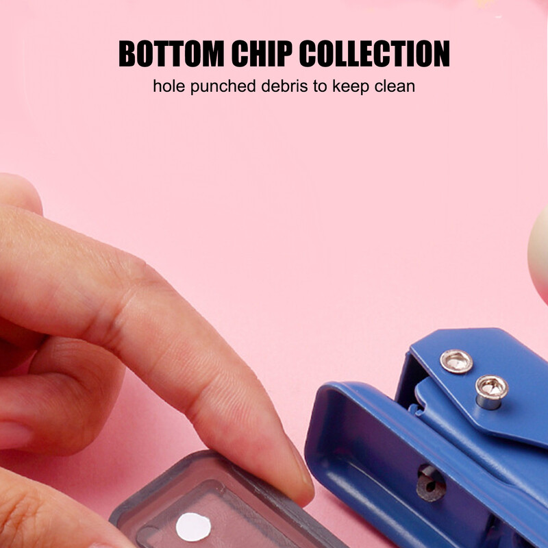 Перфоратор с една дупка Перфоратор с една дупка за хартия Машина за перфориране с една дупка за хартиени плочи от дървесни частици Картон Арт проект против хлъзгане