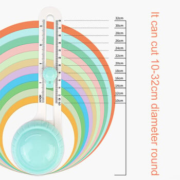 Στρογγυλό μαχαίρι κοπής DIY 360 Rotary Circle Cutter