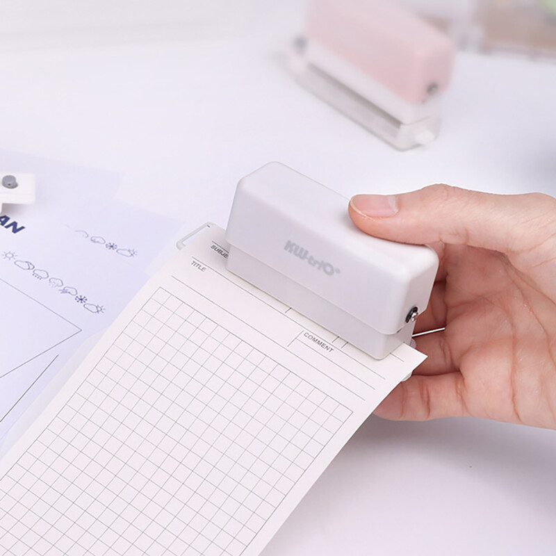 A5 Стандартна машина за подвързване с перфоратор за листове, машина за подвързване с перфоратор за свободни листа, перфоратор с 6 дупки, мини сладък, направи си сам, консумативи за подвързване с ръчен перфоратор