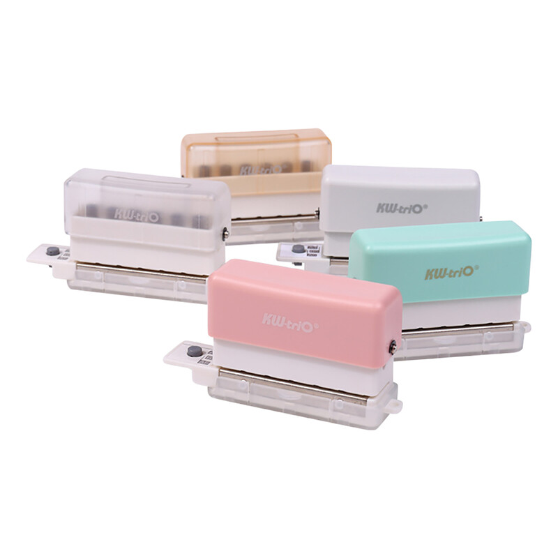 A5 Стандартна машина за подвързване с перфоратор за листове, машина за подвързване с перфоратор за свободни листа, перфоратор с 6 дупки, мини сладък, направи си сам, консумативи за подвързване с ръчен перфоратор