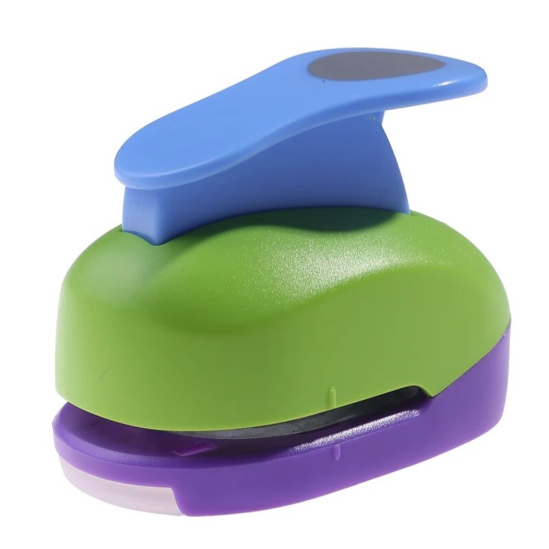 8/16/25mm Perforatoare cerc de culoare aleatorie Perforatoare de gofrare DIY Mașină pentru albume de albume de tăiere a hârtiei Poanson de tăiere rotunjită