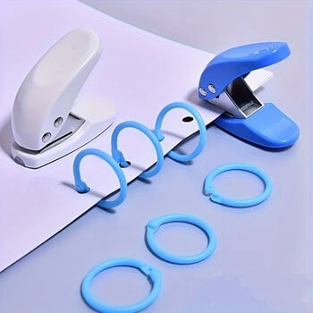 DELI Mini Paper Punch Portable Size 1 Hole Punch Machine 6mm 10 Sheets Σχολικά είδη