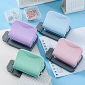 6 skylių 6 skylių popieriaus perforatorius, skirtas A4 A5 B5 popieriniam nešiojamajam kompiuteriui Scrapbooking Įrišimas Apvalus skylių perforatorius Darbą taupantis vadovas