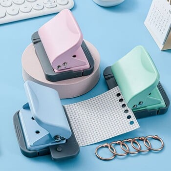 Εγχειρίδιο 6-Hole 6-hole Paper Punch For A4 A5 B5 Paper Notebook Scrapbooking Binding Round Hole Puncher Labor-saving Manual