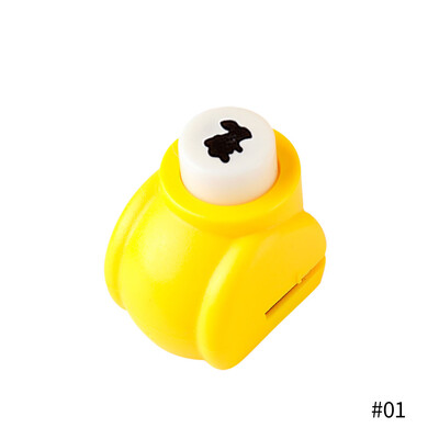 Mini Scrapbook Punches Rankų darbo pjaustytuvai, kortelių amatai, spausdinimas „pasidaryk pats“ su gėlių popieriumi, rankdarbių perforavimo skylių perforatoriaus forma