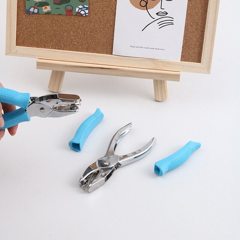 Nou dispozitiv de gofrare inimă/rotundă/pentagramă/triunghi/pătrat metal cu o singură gaură instrument de perforare pentru albume de albume