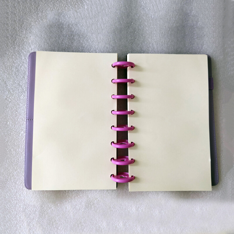 24 бр. Цветна пластмасова гъбена дупка Бележник Катарама за подвързване Свободни листа Катарама Файл Довършителни училищни офис консумативи