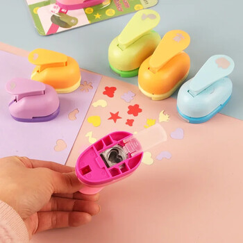 Flower Furador 5*3*4,5cm Diy Paper Cut Eva Foam Maker Puncher Scrapbooking Labor Saving for Kid Hole Punch Ανάγλυφο