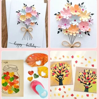 Flower Furador 5*3*4,5cm Diy Paper Cut Eva Foam Maker Puncher Scrapbooking Labor Saving for Kid Hole Punch Ανάγλυφο