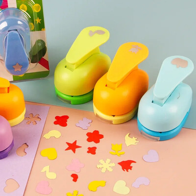 Virág Furador 5 * 3 * 4,5 cm barkácspapír vágott Eva Foam Maker Lyukasztó Scrapbooking Munkatakarékosság Kid Hole Punch Domborításhoz