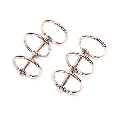 2kom metalna 3prstena od papira za vezivanje listova DIY izrada album album spomenar