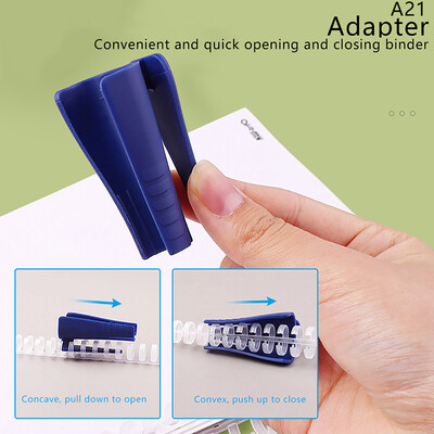 30 auku 12 mm 30 auguga lahtiste lehtedega plastikust sidumisrõngas vedruspiraalrõngad lapsele A4 paberist märkmiku kirjatarbed kontoritarbed