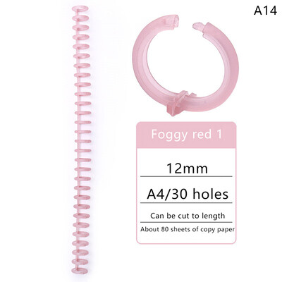 30 auku 12 mm 30 auguga lahtiste lehtedega plastikust sidumisrõngas vedruspiraalrõngad lapsele A4 paberist märkmiku kirjatarbed kontoritarbed