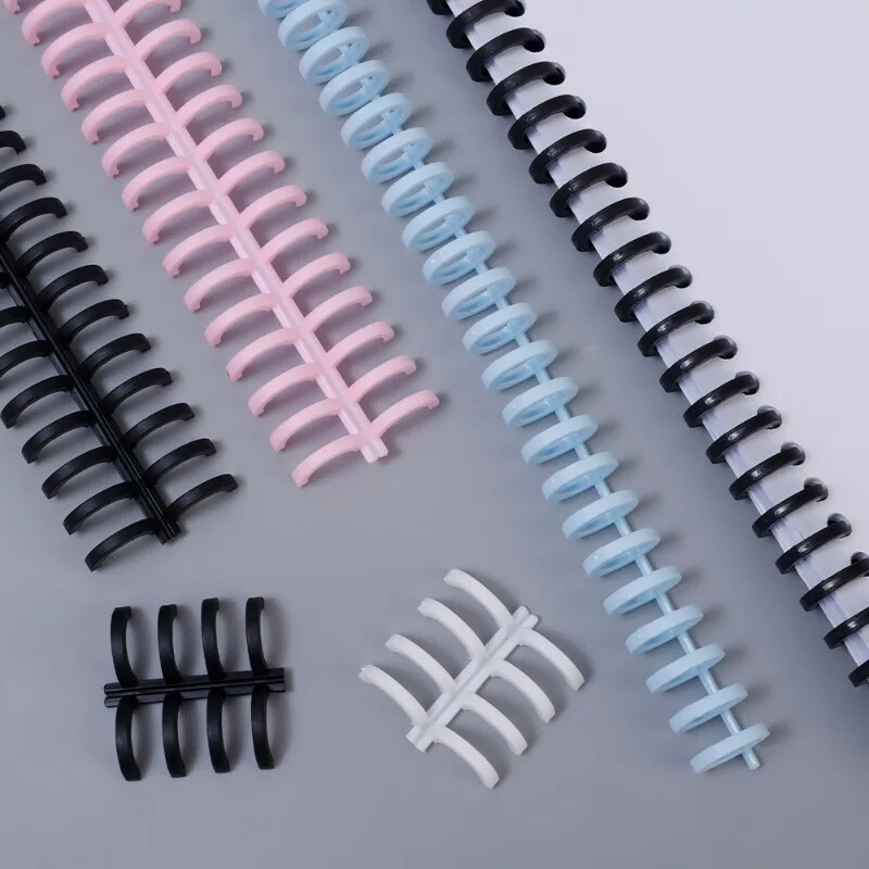 1-10 vnt. 30 skylių nuimama sagtis laisvų lapų popierinės knygos apskritimo žiedas iškarpų albumo segtuvas spiralė A4 A5 B5 sąsiuvinio segtukas