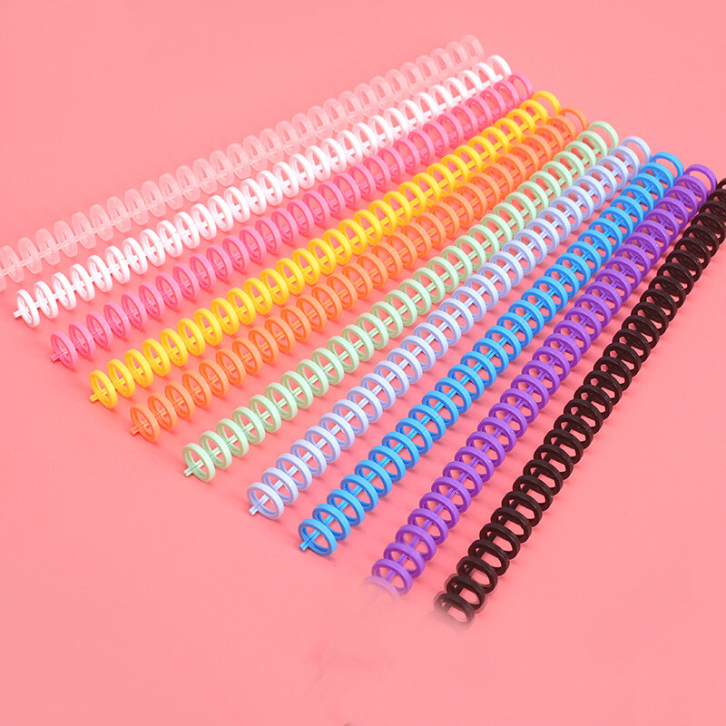 10 tk 10 mm eemaldatav pandlaga lahtiste lehtedega sidumisriba 30 auguga avamis- ja sulgemisrõngas spiraal DIY köitmisriba plastikust sideaine